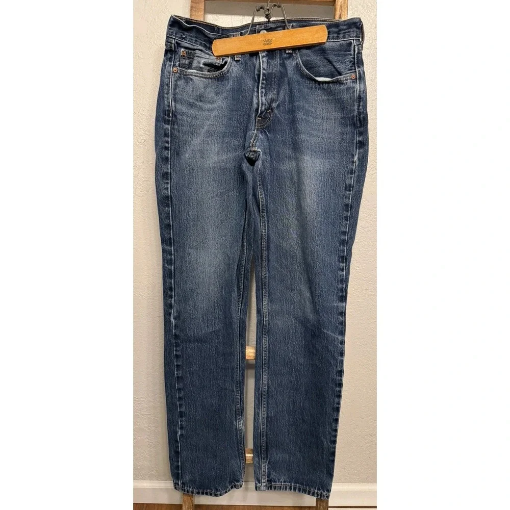 Levi Strauss 550 Men's Blue W34 L34.5 Relaxed Fit Denim Jeans